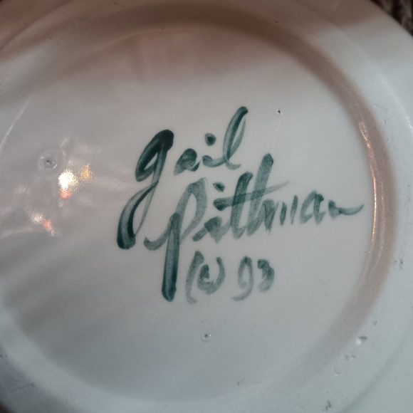 Gail Pittman Pottery Daisy Chain Bowl soup cereal - Picture 4 of 6